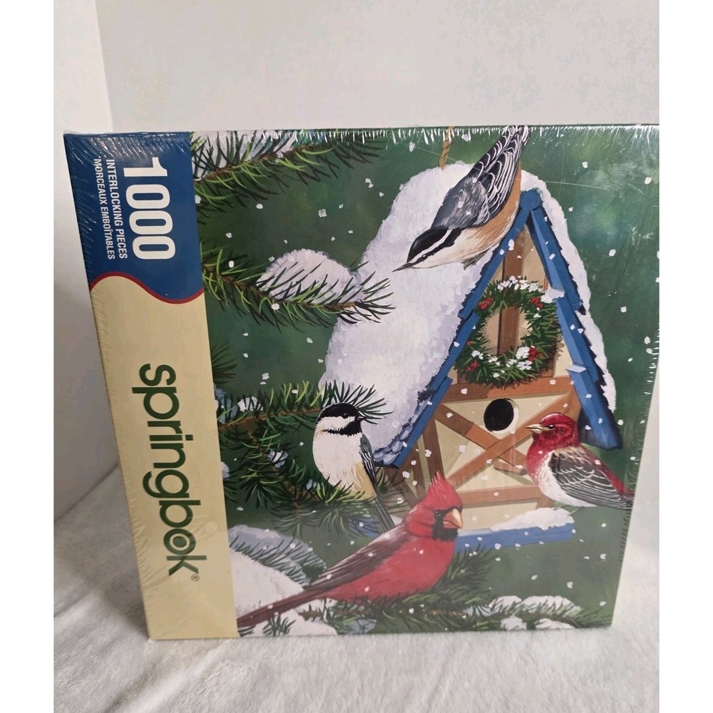 Springbok Winter‎ Cottage 1000 Piece Puzzle Brand New Sealed SEE DESCRIPTION